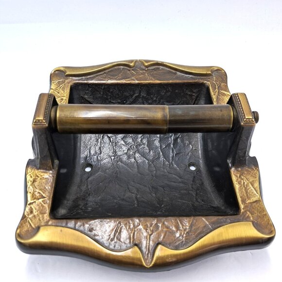 AMEROCK Carriage House Recessed Brass Toilet Paper Holder Vintage - Picture 8 of 8
